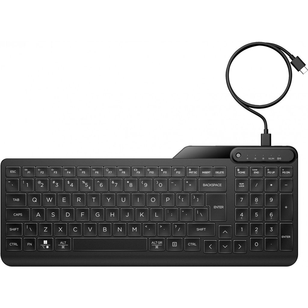 HP 405 Multi-Device Backlit Wired Keyboard SmartBuy Produktbild 