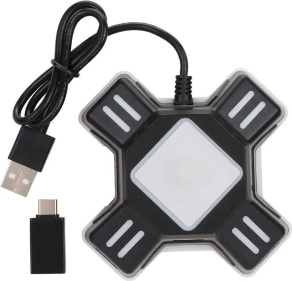 Jouer au Clavier et à la Souris sur Switch et Xbox One Adaptateur Noir