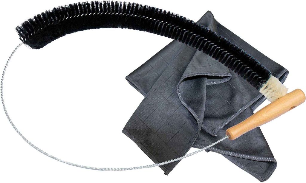 Ziegenhaar Heizkörperbürste - Langer Bürstenkopf mit Carbon Produktbild 