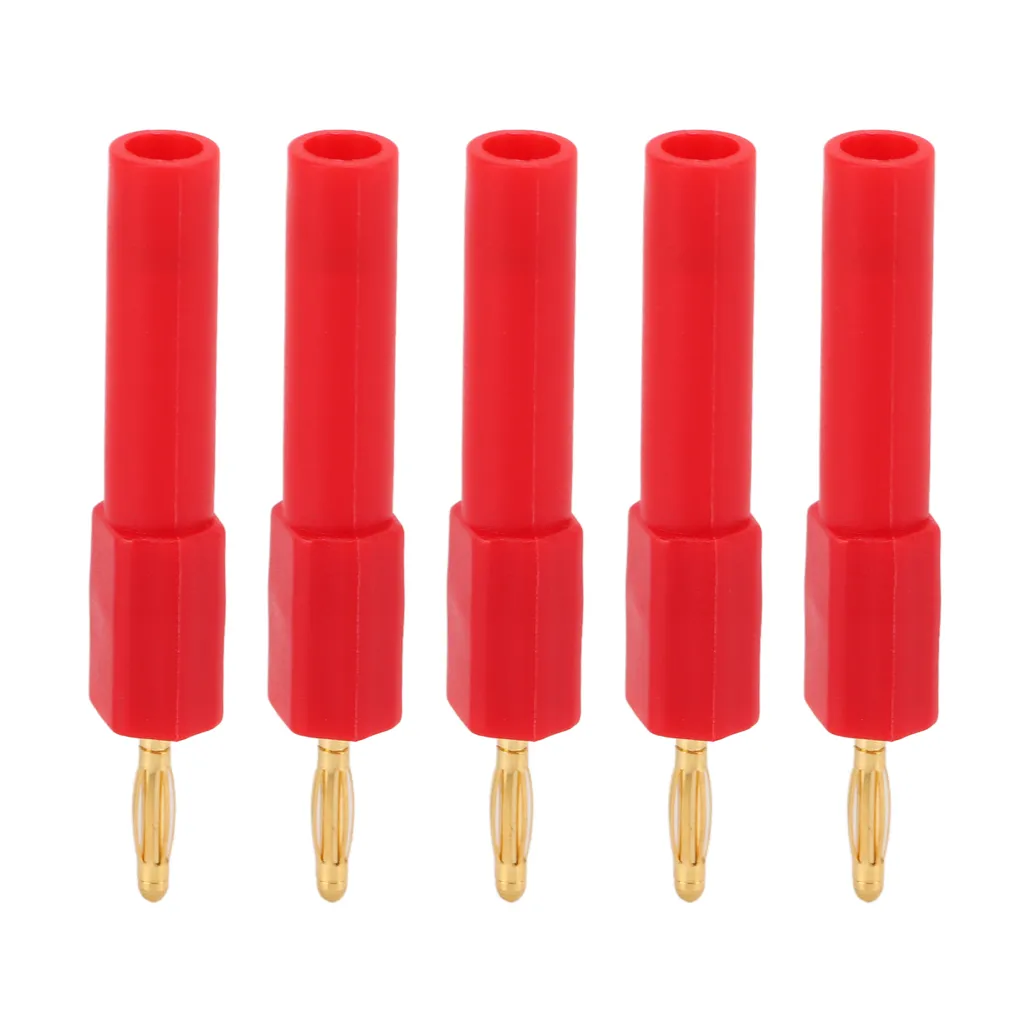 Convertire la spina a banana, spina a banana da maschio a femmina da 2 mm a 4 mm, adattatore per sonda a banana da 2 mm a sonda a banana da 4 mm, spina a banana per cambio formato, spina a banana da 2 mm a 4 mm, spina a banana per cambio formato da 2 mm a 4 mm - 1