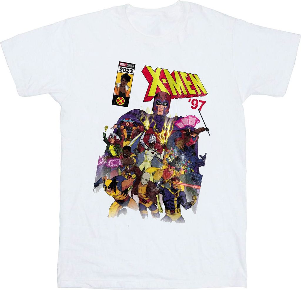 Marvel - "X-Men" T-Shirt für Kinder TV3321 (128) (Weiß)