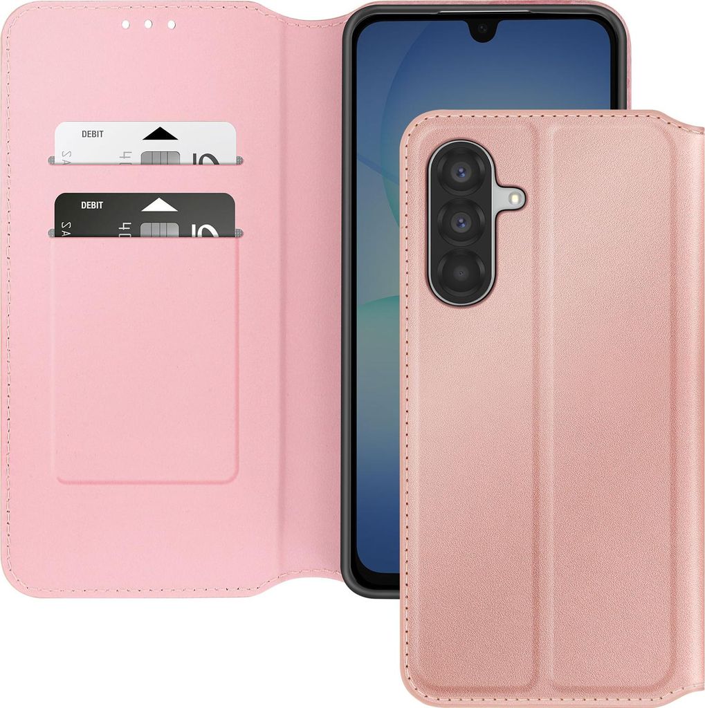 Avizar, Portemonnaie Etui Samsung Galaxy A17 Ständer Klapp Magnetisch, Rosa
