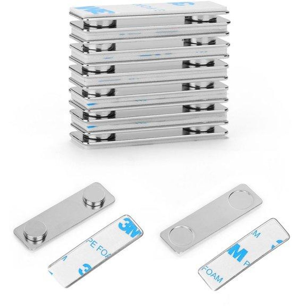 Magnetische Fotohänger Wandmontage stark 4,5x1,3cm 6er Pack
