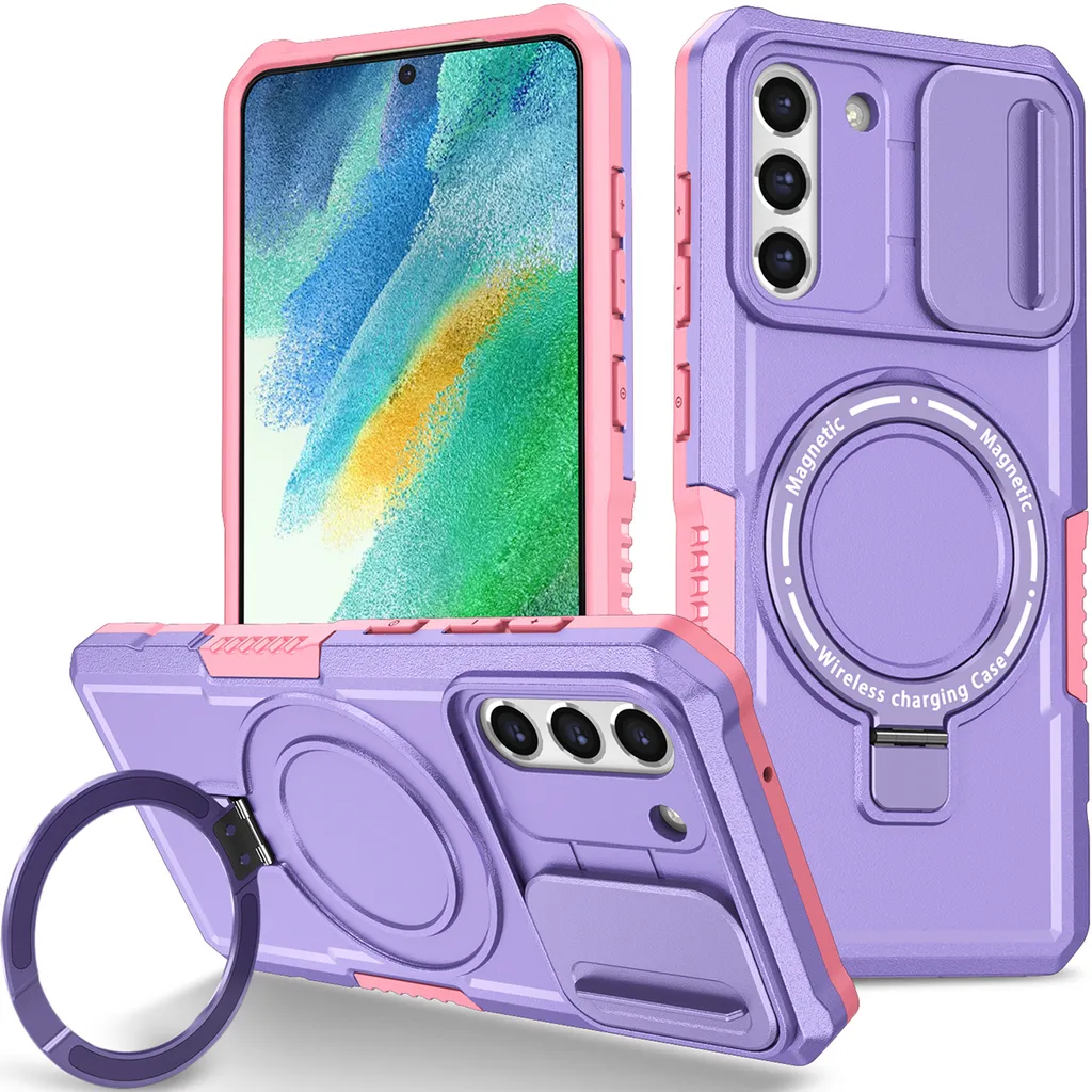 Cover Viola Trasparente Samsung S21 FE 5G MagSafe: Stile e Sicurezza