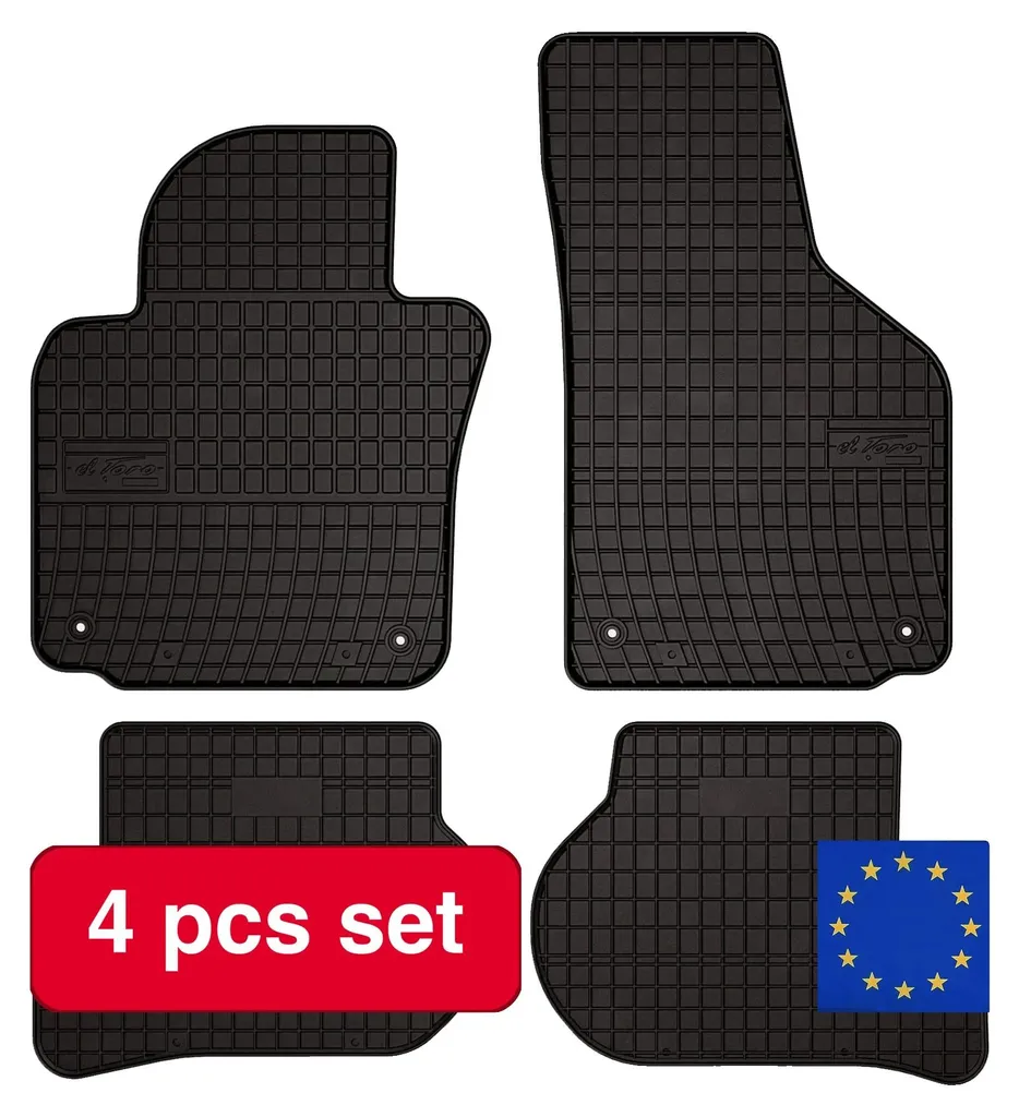 Tapis de voiture caoutchouc noir : fini les sols sales avec le sur mesure