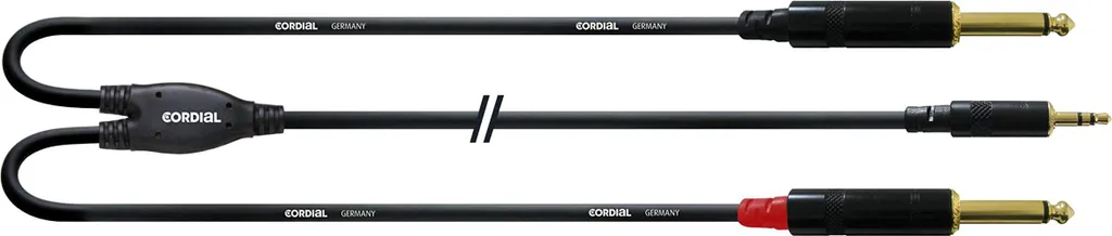 Cordial CFY 1.5 WPP: Cavo Audio a Y Professionale 1.5m - Qualità Rean