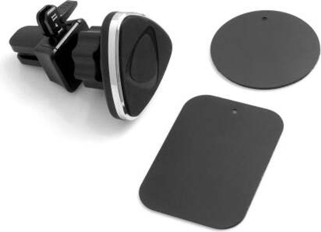 SYSTEM-S Universal Auto KFZ Halter Magnetischer Lüftungsgitter Halterung Luftgitterhalter für Smartphones und andere Geräte