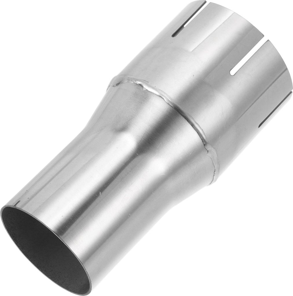 2"OD Bis 2.5"OD Mandrel Abgasrohr Bogen Ellbogen Konzentrischer Reduzierer T304 Edelstahl Rohr Adapter 5 Zoll Länge Silberton