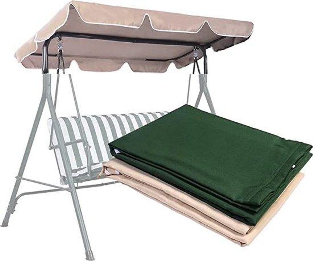 Sonnendach - Sonnenschutz für Schaukel, Gartenliege, universell einsetzbarer Ersatzdach, Sonnendachabdeckung, Dachüberdachung, wasserdicht und UV...