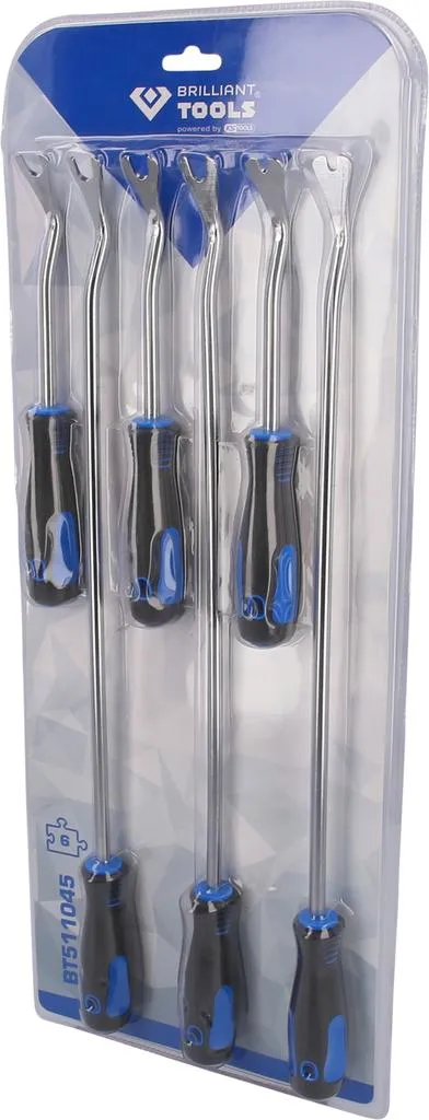 KS TOOLS BT511045 Jeu de 6 outils de dépose pour clips de garniture auto - 8