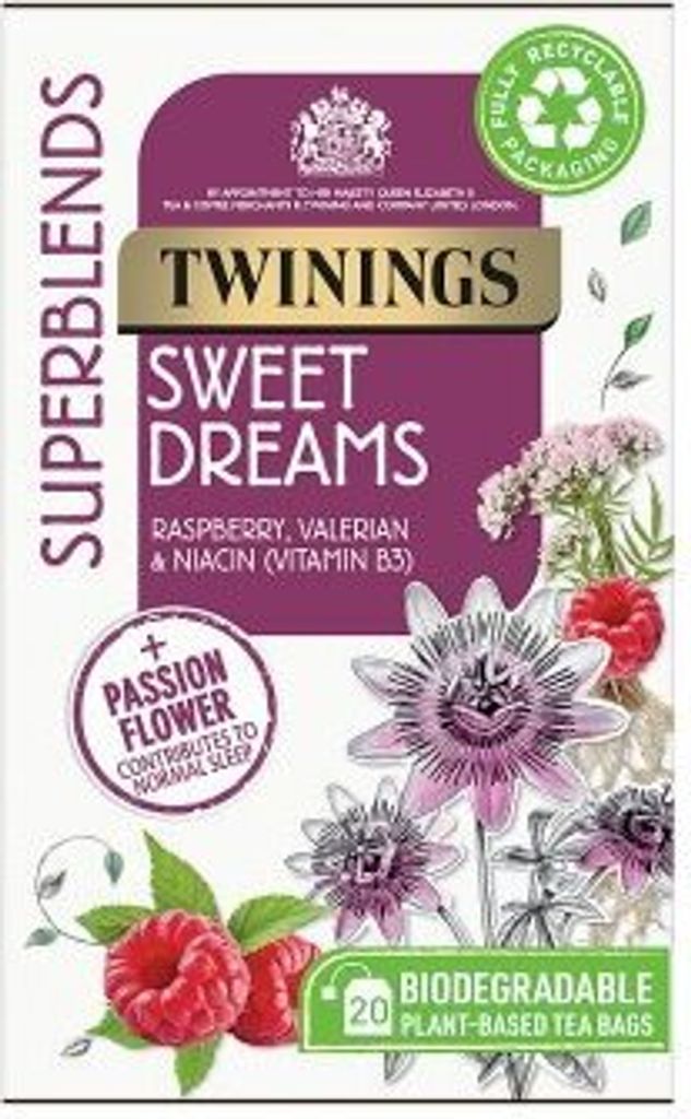 Twinings Superblends - Sweet Dreams  - Raspberry, Valerian Produktbild 1