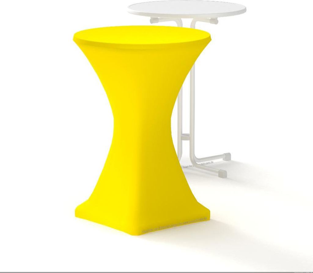 munich-sales_m unich sales_Premium Stehtischhusse 80cm von munich-sales sonnen-gelb