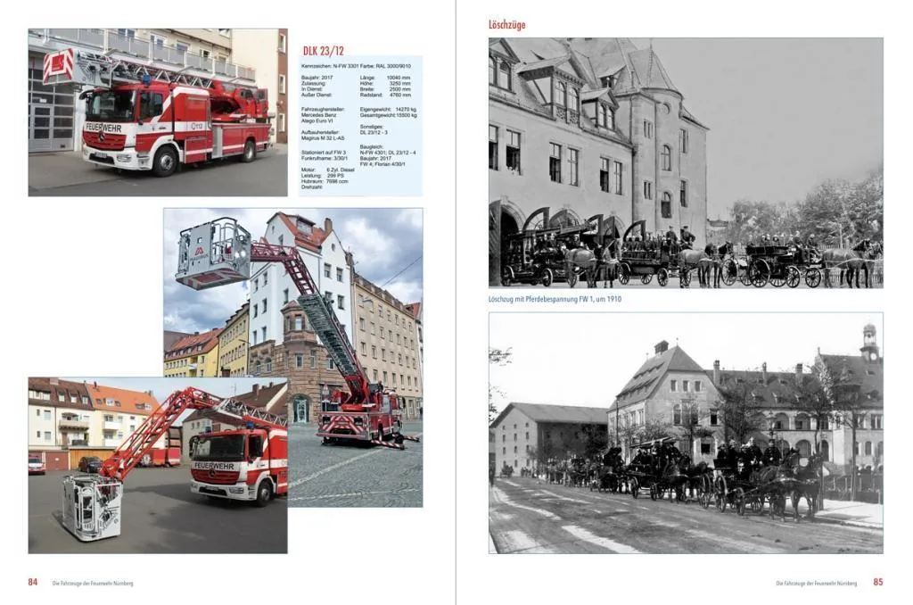 Détails Techniques Véhicules Feuerwehr Nürnberg : Ouvrage de Référence - 5