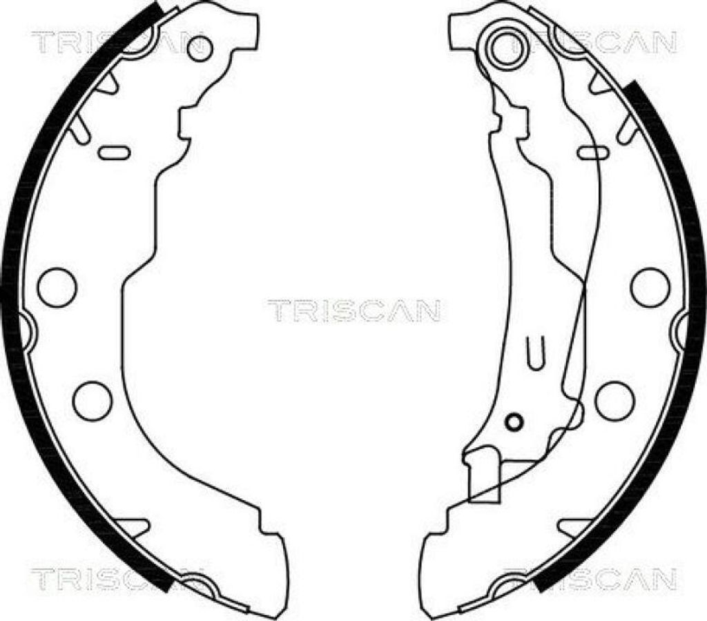 TRISCAN Bremsbackensatz Hinten 8100 28582