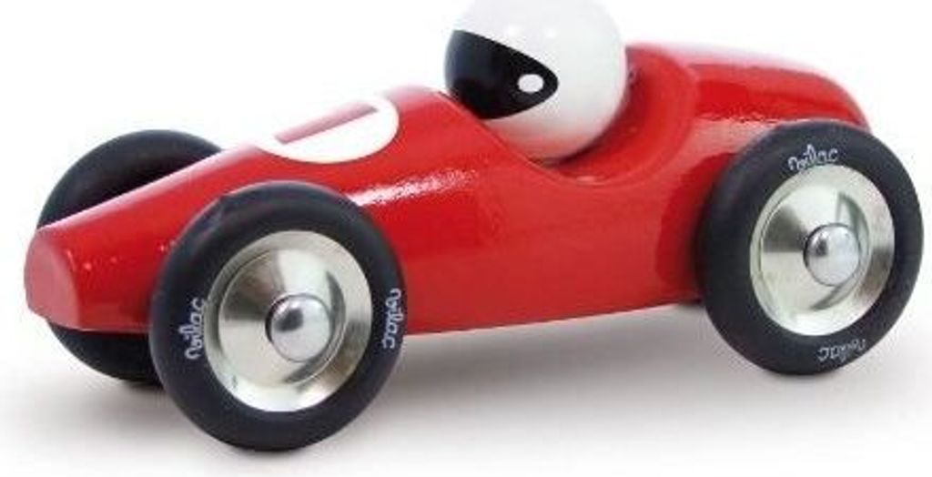 Vilac Racing Auto GM rot mit blauen Rädern
