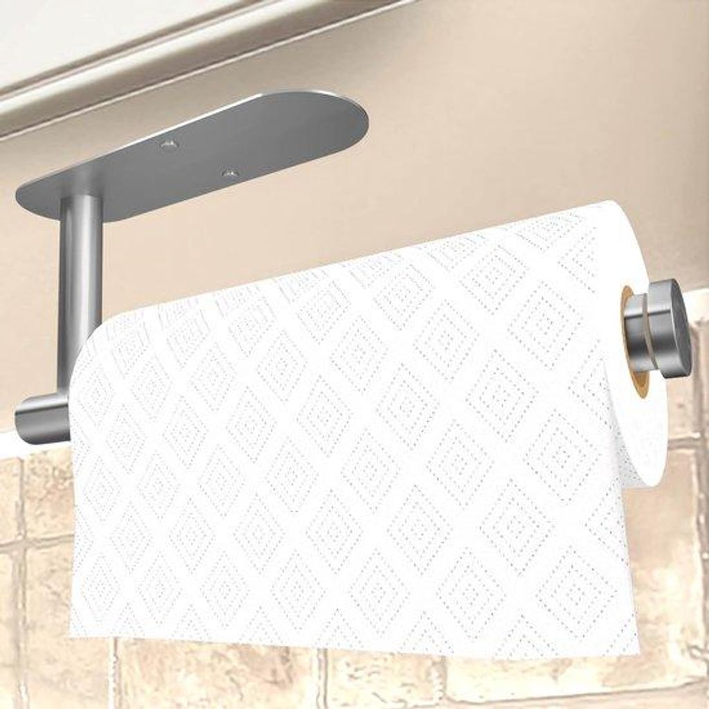 Keuken- und Badezimmer-Halter aus Edelstahl, Wandmontage ohne Bohren