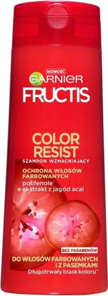 GARNIER Neu Fructis Color Resist Shampoo für coloriertes Produktbild 