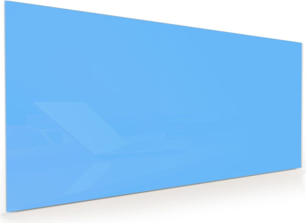 Küchenrückwand Spritzschutz Glas mit Motiv Himmelblauer Hintergrund 40 x 40 cm