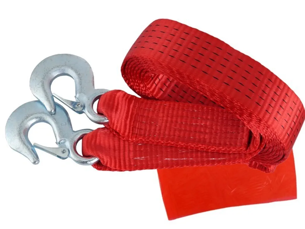 Cavo Traino DMC 5500kg - Nastro Rinforzato con Ganci per Emergenza