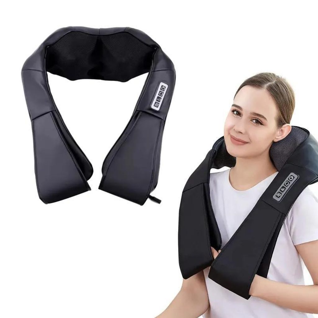 Extralink Smart Life Nackenmassagegerät Schwarz, Nacken- und Schultermassager