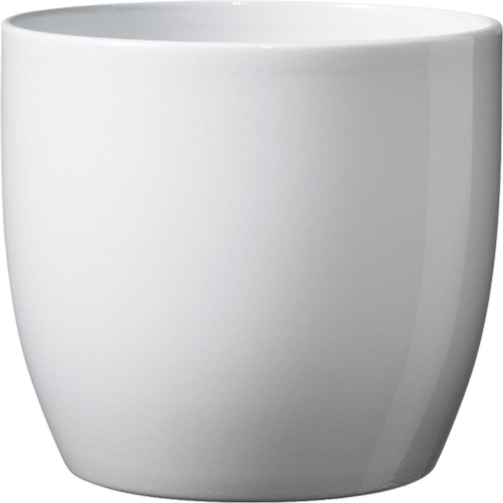 Cachepot Basel ø 19 bílá Obrázek produktu 