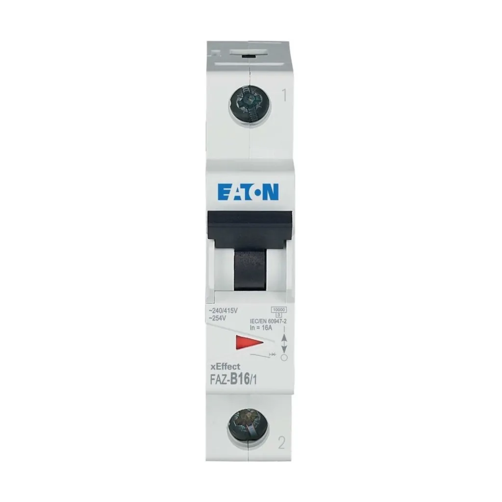 Eaton FAZ-B16/1 Disjoncteur miniature 16A Courbe B 278535 unipolaire