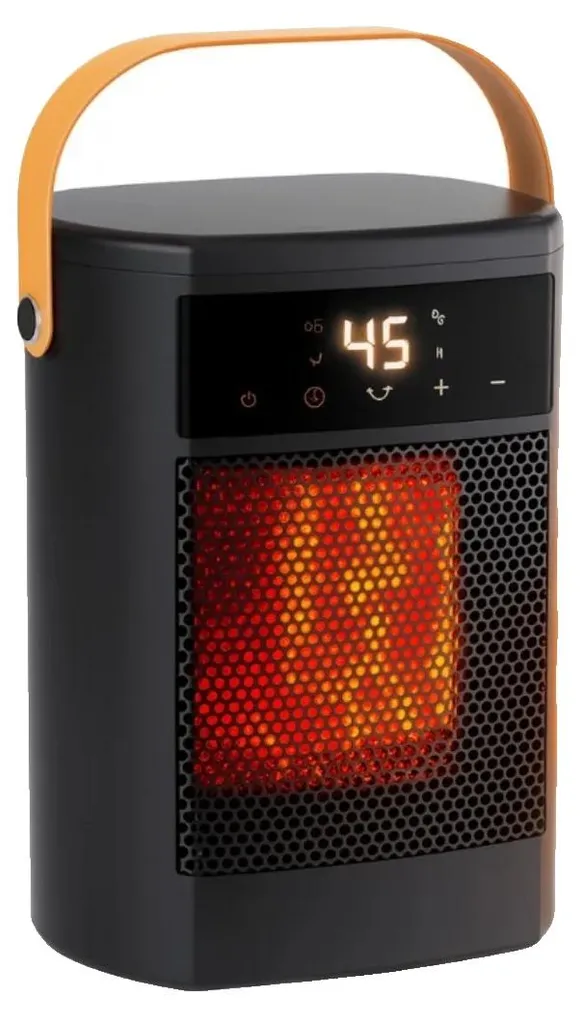 Radiateur soufflant céramique 1200W numérique réglable de 20 à 45°C