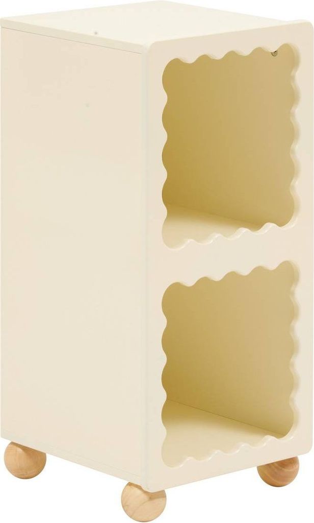 Kinder aufbewahrungsmöbel bouli 2 fächer beige 31x30x64 cm - Atmosphera créateur d'intérieur
