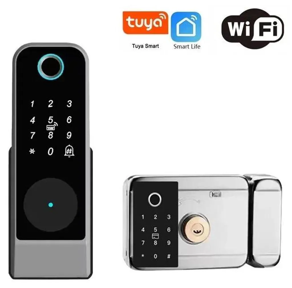 Serrure Connectée Wi-Fi avec Double Empreinte Digitale et Code PIN - 2