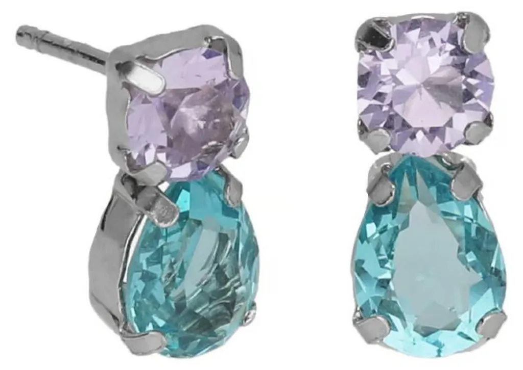 Boucles d'oreilles Bay A4897-15HT argentées anti-allergie et légères