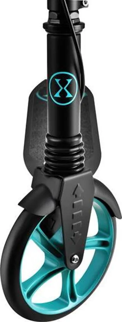 Trottinette de ville NILS Extreme HM124T turquoise : trajets fluides