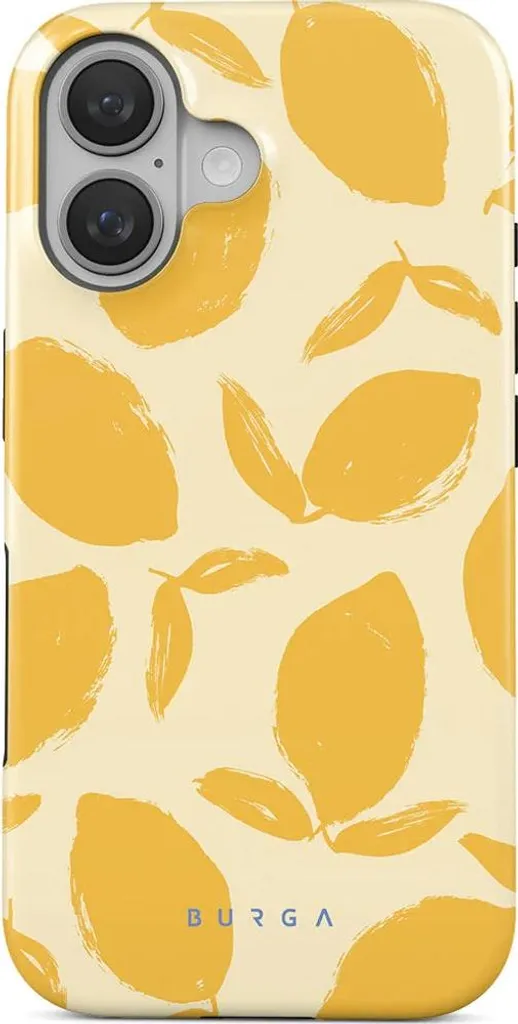 Burga CP_02_IP16_TH-MAGSAFE: Cover iPhone 16 Gialla Protezione Tough