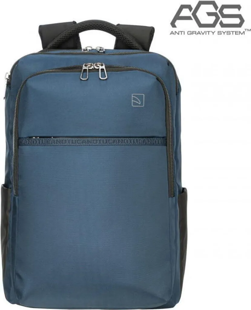 Tucano Marte Gravity Backpack | Zaino Blu 15.6'' con AGS per Viaggi