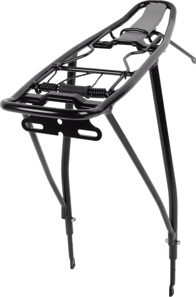 Porte-bagages aluminium réglable avec système AVS pour vélo 26/28 pouces
