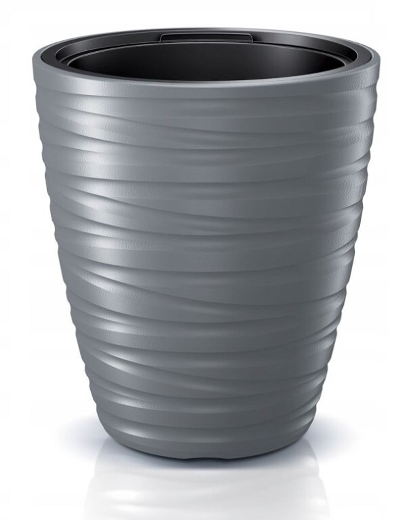Stein Nachahmung runden Topf Labyrinth 37 cm Produktbild 