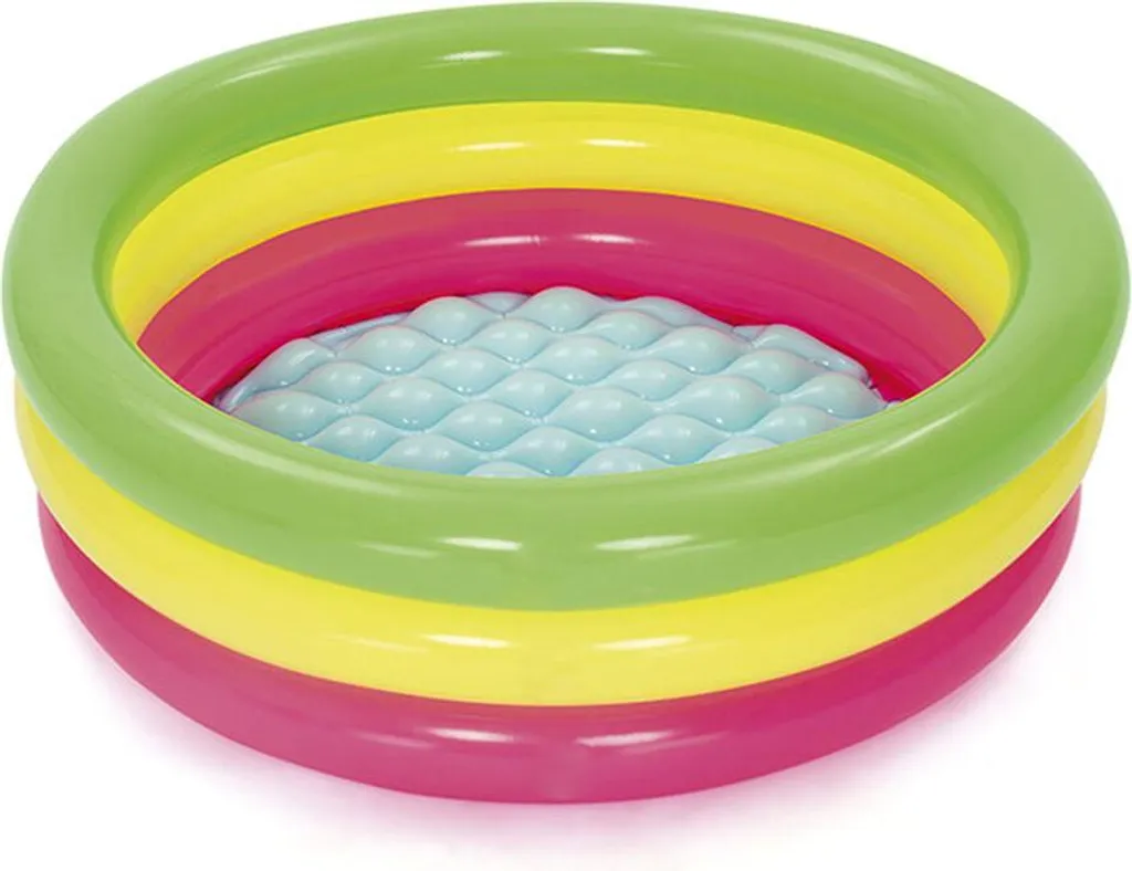 Piscine Enfant Confortable Anti-Choc avec Fond Gonflable Souple
