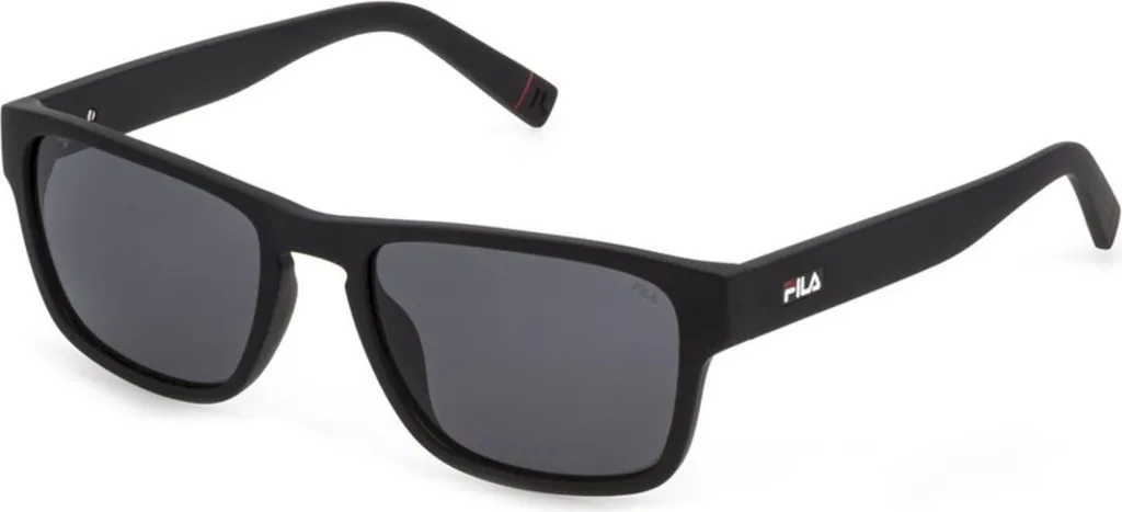 Fila SFI099V55U28P Lunettes de Soleil Polarisées Noir Mat pour Homme