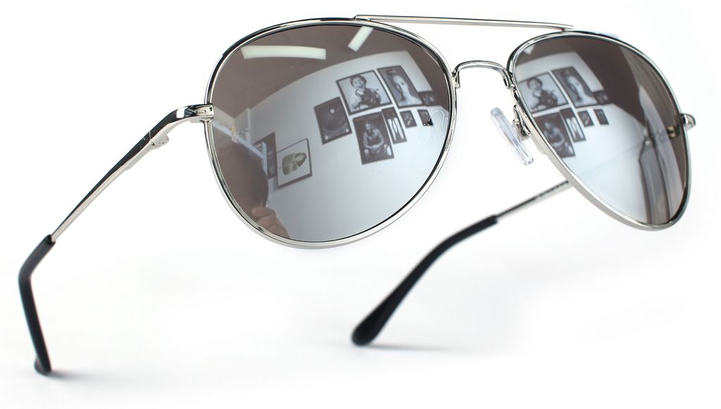 Pilotenbrille Silber Silber