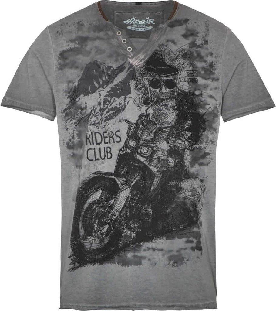 Trachtenshirt Jonny grau S Produktbild 