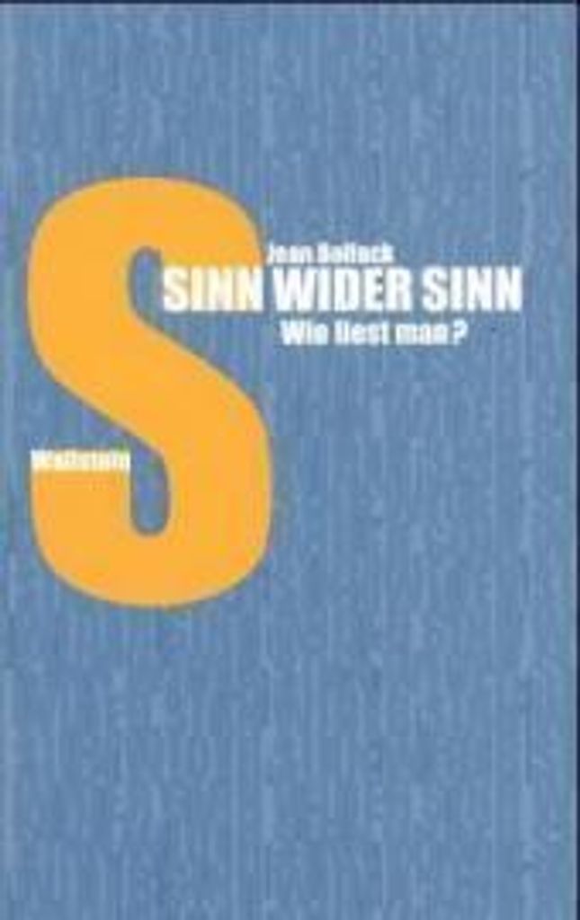 Sinn wider Sinn