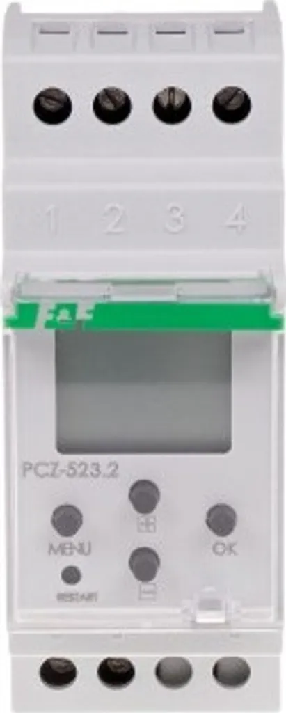 Programmateur horaire numérique PCZ-523 à impulsions 24-264V AC/DC