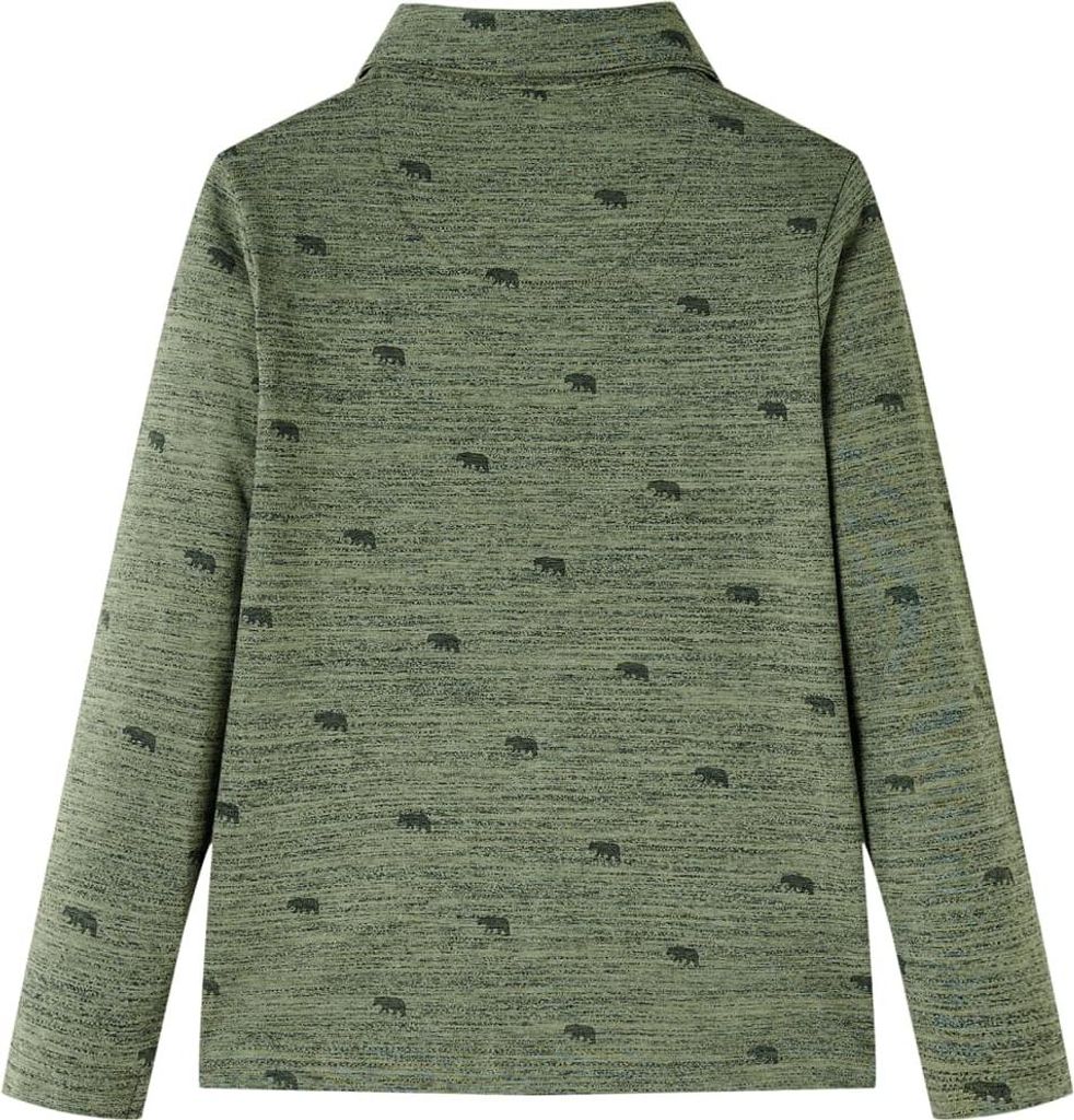 vidaXL Kinderhemd Khaki Melange 104
