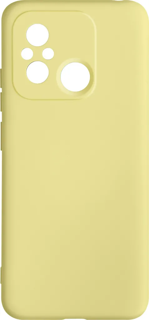 Custodia Gialla Soft Touch Redmi 12C - Accessorio Moda e Protezione