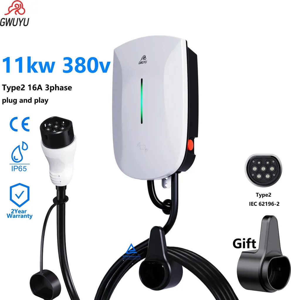 Chargeur 11kW Type 2 Rapide et Intelligent - Système Plug & Play Triphasé - 2