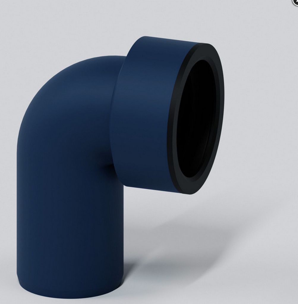 Siphonanschlussknie PKSW Polo-Kal NG mit Steckdichtung DN 50 2 da 50mm