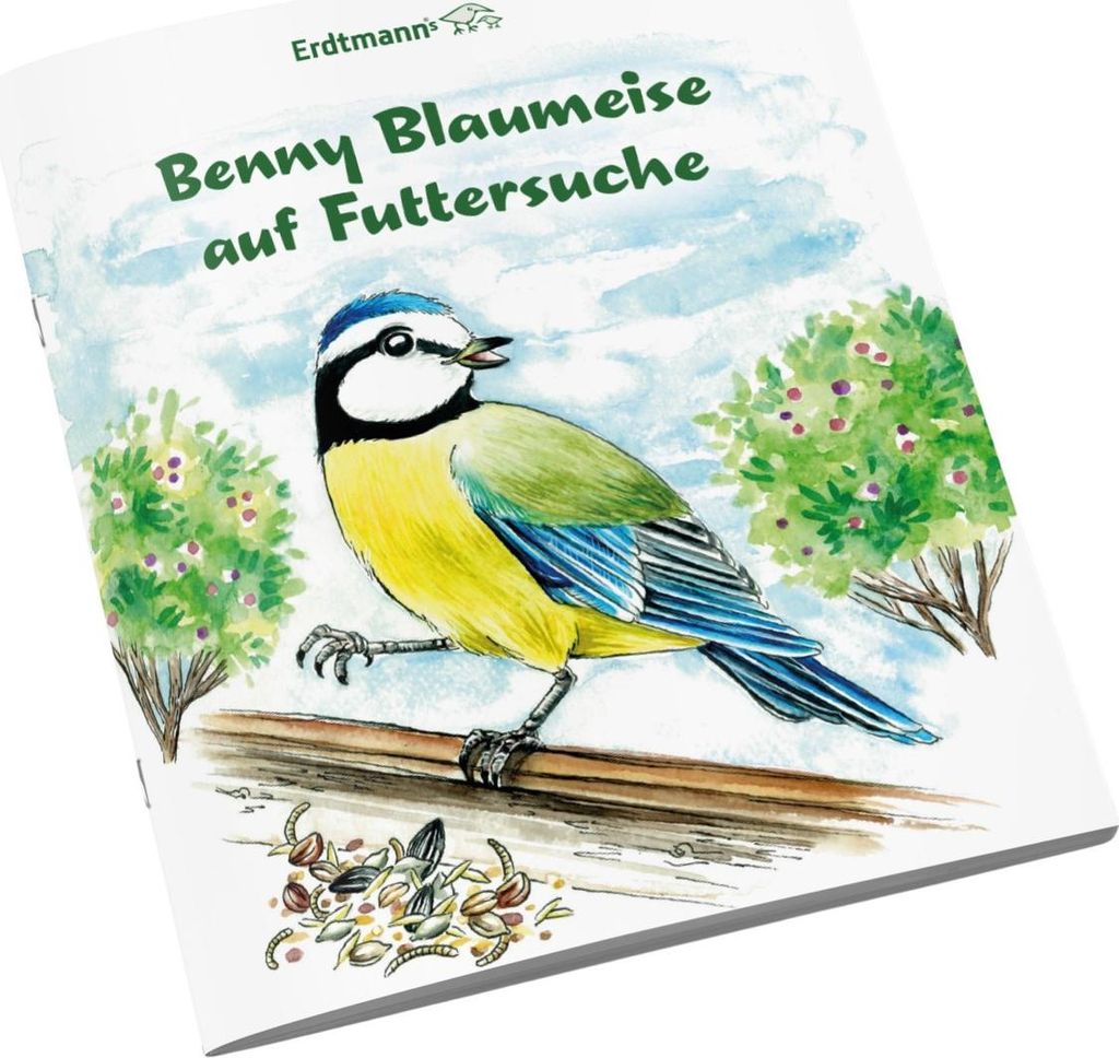 Erdtmanns Mini-Büchlein Benny Blaumeise auf Futtersuche