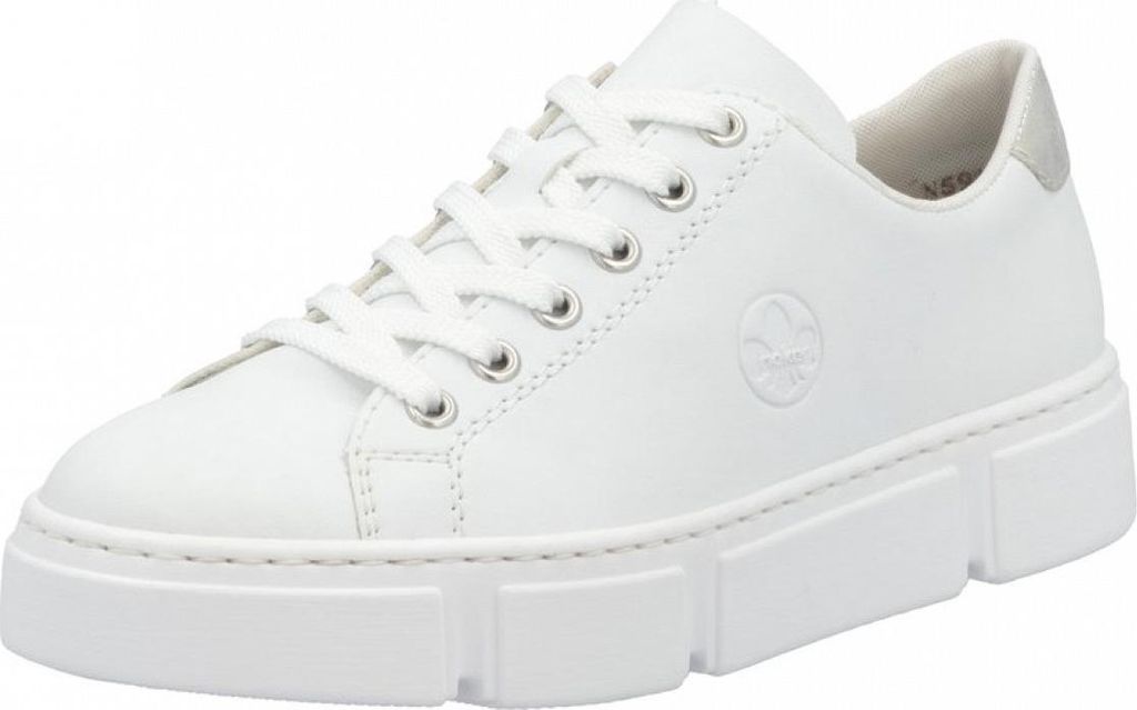 Rieker Damen Sneaker Schnürschuh Plateau N59W1, Größe:39 Produktbild 