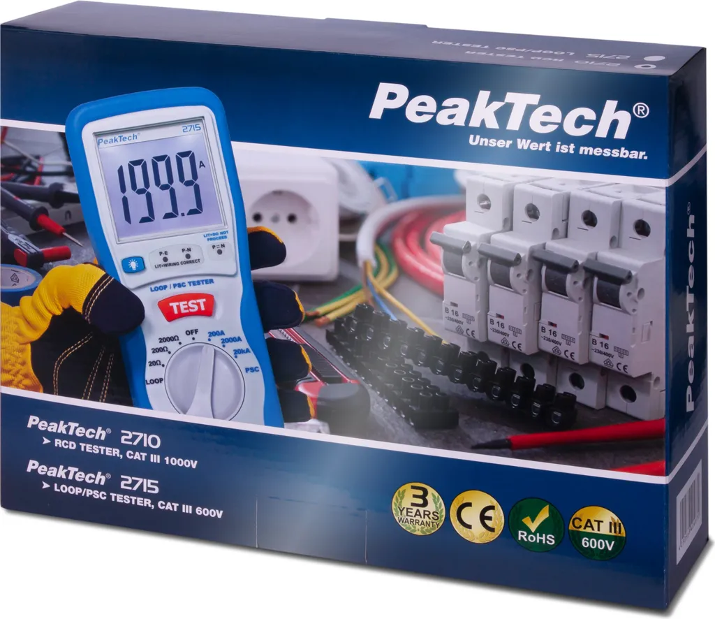 Testeur numérique de boucle LOOP PSC P 2715 avec mesure de courant