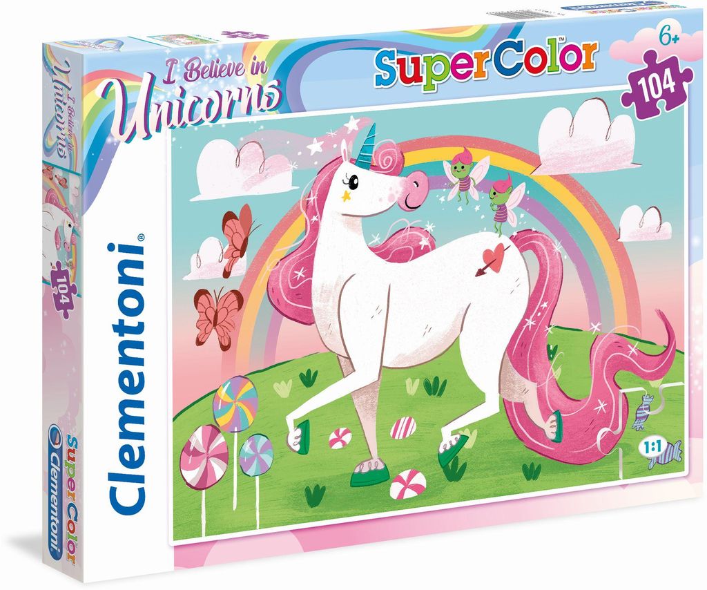 Clementoni 104 Einhorn-Puzzle 27109 Produktbild 