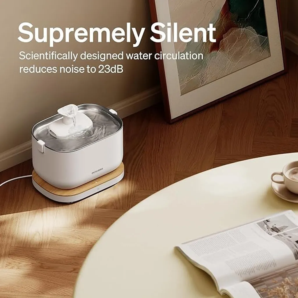 Fontaine à eau connectée Petlibro Dockstream Smart coloris blanc pur